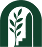 Bayti arched doorway and botanical mark